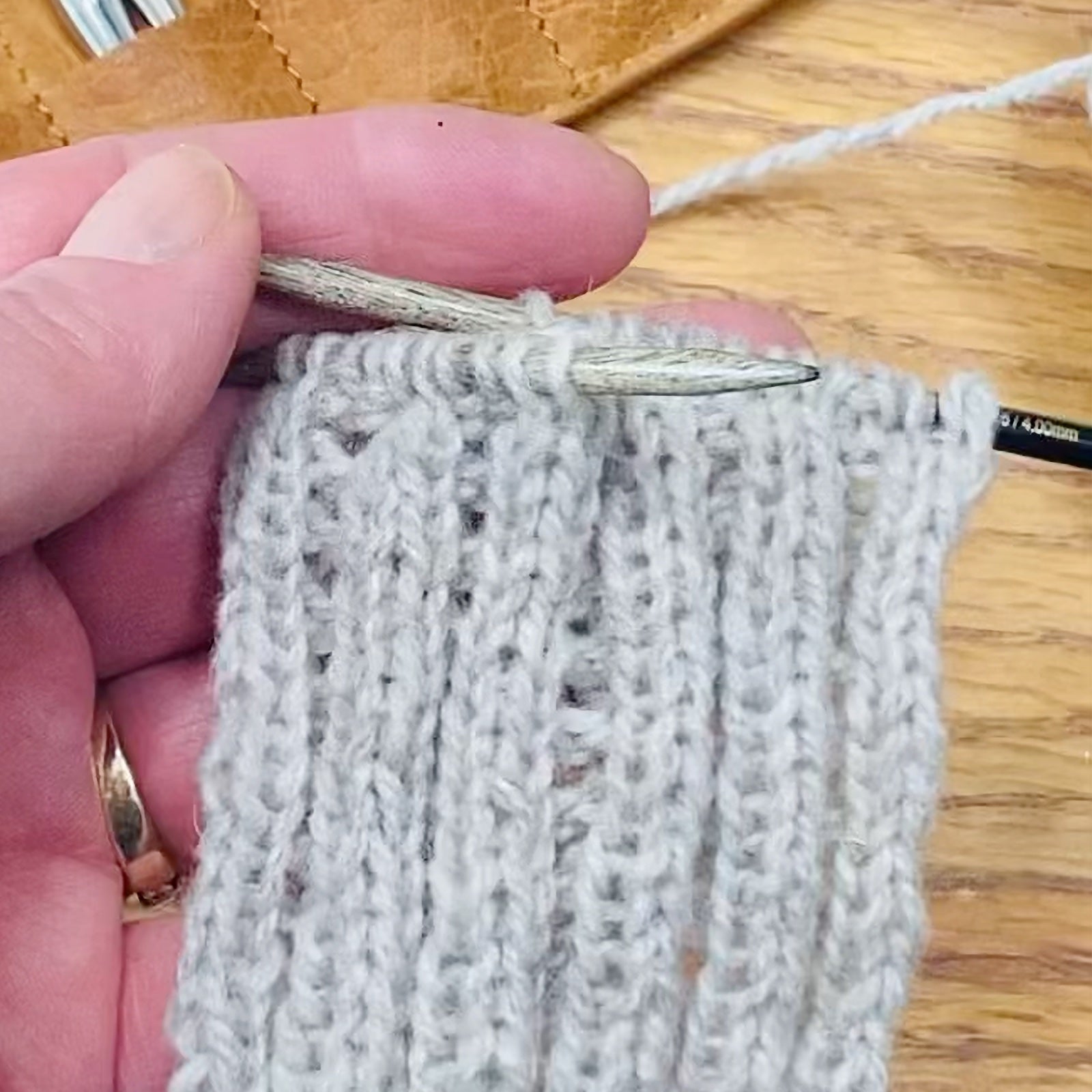 Ungleichmäßige Maschen in 2re2li?