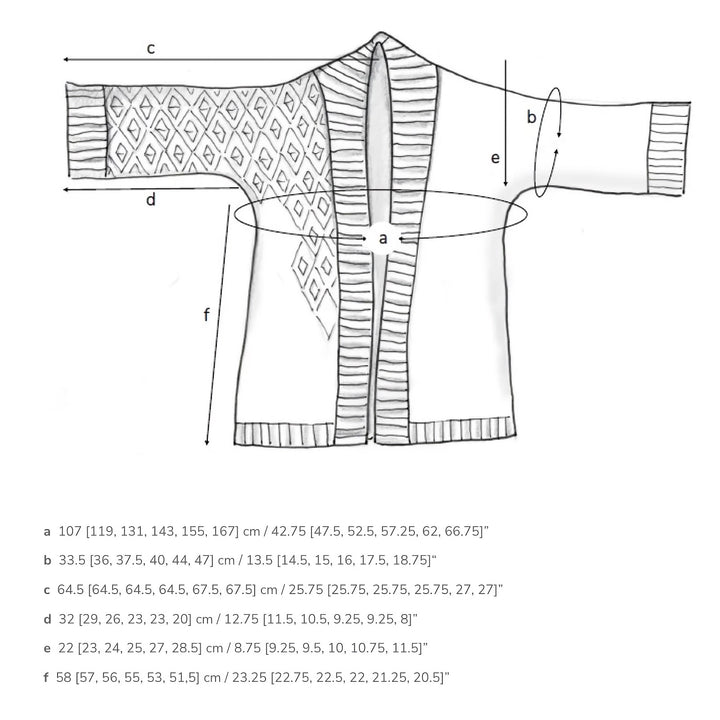 Tursa Cardigan by Moonstruck Knits