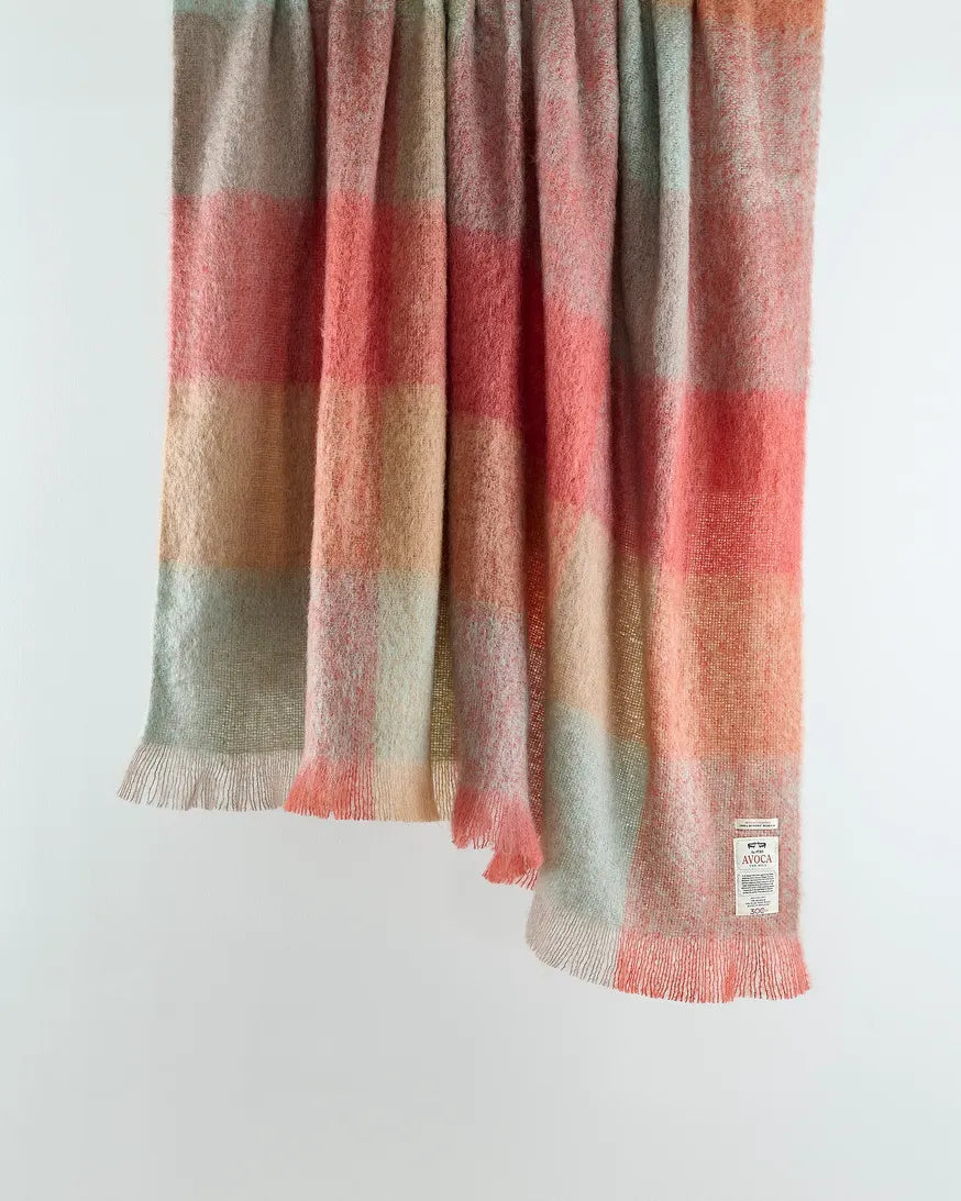 Wolldecke Mohair von Avoca 142x180 Miners